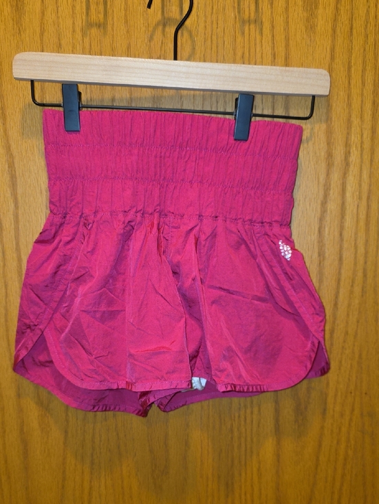 FP Movement by Free People Pants - FP Movement by Free People Hot Pink Smocked Waist Athletic Shorts